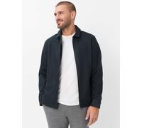 Sweatjacke BRAX "Style SANTIAGO", Herren, Gr. 4XL (62/64), dunkelgrau, 40% Polyester, 39% Wolle, 21% Viskose, Sweatjacken Sweatjacke (64145159-4XL) dunkelgrau