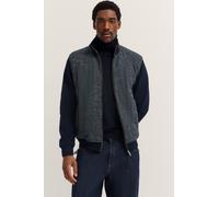 Sweatjacke BUGATTI "Regular Fit", Damen, Gr. 3XL, 390, marine, Sweatware, 75% Baumwolle, 25% Polyester, unifarben, regular fit, ohne Ausschnitt, Rippbündchen, Sweatjacken Sweatjacke, mit Stehkragen un