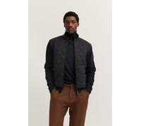 Sweatjacke BUGATTI "Regular Fit", Herren, Gr. XL, schwarz (280, dunkelgrau), Sweatware, 75% Baumwolle, 25% Polyester, unifarben, regular fit, ohne Ausschnitt, Rippbündchen, Sweatjacken Sweatjacke, mit