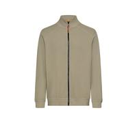 Sweatjacke CAMEL ACTIVE, Herren, Gr. XL, beige (khaki), Sweatware, Obermaterial: 100% Baumwolle, unifarben, regular fit hüftbedeckend, Rundhals, Flachstrickbündchen, Sweatjacken Sweatjacke, mit Stehkr