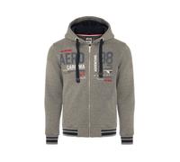 Sweatjacke CARISMA "CARISMA Sweatjacke", Herren, Gr. 3XL, grau, Obermaterial: 70% Baumwolle CO. 30% Polyester PES., regular fit, Sweatjacken Sweatjacke, Regular (73361768-XXXL) grau