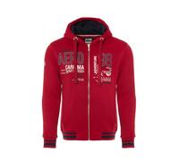 Sweatjacke CARISMA "CARISMA Sweatjacke", Herren, Gr. L, rot, Obermaterial: 70% Baumwolle CO. 30% Polyester PES., regular fit, Sweatjacken Sweatjacke, Regular (45252710-L) rot