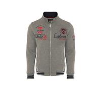Sweatjacke CARISMA "CARISMA Sweatjacke", Herren, Gr. M, grau, Obermaterial: 70% Baumwolle CO. 30% Polyester PES., regular fit, Sweatjacken Sweatjacke, Regular (55555046-M) grau