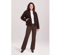 Sweatjacke CARTOON "Damen langarm", Damen, Gr. 44, dunkelbraun, Obermaterial: 100% Polyester, figurumspielend normal, Sweatjacken Sweatjacke (63724252-44) dunkelbraun