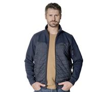 Sweatjacke CASAMODA "CASAMODA Sweatjacke uni", Herren, Gr. L, blau, 53% Baumwolle, 47% Polyester, Sweatjacken (63074339-L) blau