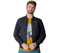 Sweatjacke CASAMODA "CASAMODA Sweatjacke uni", Herren, Gr. L, blau (dunkelblau 108), 95% Baumwolle, 5% Elasthan, Sweatjacken Sweatjacke (75258506-L) dunkelblau 108