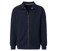 Sweatjacke CASAMODA "CASAMODA Sweatjacke uni", Herren, Gr. L, dunkelblau, 90% Baumwolle, 10% Polyester, Sweatjacken Sweatjacke (58086636-L) dunkelblau