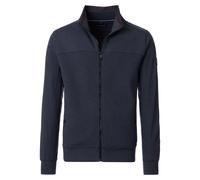 Casa Moda Regular Fit Sweatjacke blau, Einfarbig