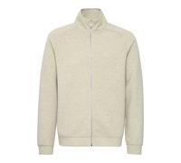 Sweatjacke CASUAL FRIDAY "Sweatjacke CFSIGURD 0096 zipthrough sweatshirt", Herren, Gr. S, braun (tree house melange), Obermaterial: 80% Viskose CV. 13% Polyester PES. 7% Elasthan EL., Sweatjacken Swea