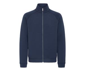 Sweatjacke CASUAL FRIDAY "Sweatjacke CFSigurd", Herren, Gr. M, blau (schwarz iris), Obermaterial: 80% Viskose CV. 13% Polyester PES. 7% Elasthan EL., Sweatjacken Sweatjacke (46078223-M) schwarz iris