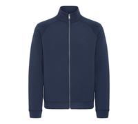 Sweatjacke CASUAL FRIDAY "Sweatjacke CFSigurd", Herren, Gr. XXL, blau (schwarz iris), Obermaterial: 80% Viskose CV. 13% Polyester PES. 7% Elasthan EL., Sweatjacken Sweatjacke (46078223-XXL) schwarz ir