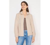 Cecil - Kapuzenjacke mit Struktur beige - Gr. - S