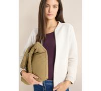 Sweatjacke CECIL, Damen, Gr. XS (36), alabaster beige melange, Sweatware, Obermaterial: 67% Baumwolle, 33% Polyester, unifarben, hüftbedeckend, Rundhals, Bündchen, Sweatjacken Sweatjacke, mit feinem S