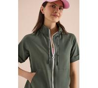 Kurzarm Sweatjacke mit Zipper