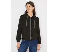 Cecil Damen Kapuzenjacke mit Struktur in Grün, Gr: XS