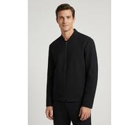Sweatjacke CINQUE "CICROSS", Herren, Gr. L, schwarz, Sweatware, Obermaterial: 52% Polyester, 21% Polyamid, 17% Viskose, 10% Elasthan, unifarben, regular fit normal, Rundhals, Bündchen, Sweatjacken Swe