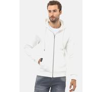 Cipo & Baxx Herren Sweatjacke Sweatshirt Basic Kapuzenpullover Reißverschluss Sweat CL556 Ecru M
