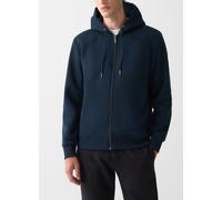 Sweatjacke COLMAR "MENS SWEATSHIRT", Herren, Gr. L, blau (marine), Sweatware, Obermaterial: 66% Baumwolle, 34% Polyester, unifarben, regular fit normal, Rundhals, Bündchen, Sweatjacken Sweatjacke, reg