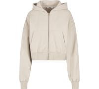 Sweatjacke DEF "DEF DEF Zip Hoodie", Damen, Gr. XL, weißcap gray, 80% Baumwolle, 20% Polyester, unifarben, Sweatjacken Sweatjacke (28769218-XL)