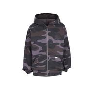 Sweatjacke DROPSIZE "Dropsize BOXY ZIPPER", Herren, Gr. L, camo anthrazit, 70% Baumwolle, 30% Polyester, Rundhals, Sweatjacken Sweatjacke (62509124-L) camo anthrazit