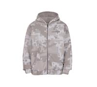 Sweatjacke DROPSIZE "Dropsize CAMO ZIPPER", Herren, Gr. L, camo grau, 70% Baumwolle, 30% Polyester, normal, ohne Ausschnitt, Sweatjacken Sweatjacke (19783633-L) camo grau