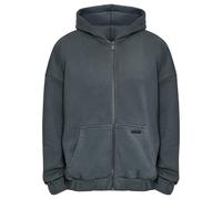 Sweatjacke DROPSIZE "Dropsize Herren", Damen, Gr. M, washed grau, 80% Baumwolle, 20% Polyester, Sweatjacken Sweatjacke (17923821-M)