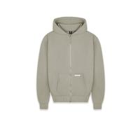 Sweatjacke DROPSIZE "Dropsize Herren Super Heavy Blank Zip-Hoodie", Herren, Gr. S, beige (stone), 70% Baumwolle, 30% Polyester, unifarben, Rundhals, Sweatjacken Sweatjacke (16981956-S) stone