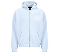 Sweatjacke DROPSIZE "Dropsize Herren Super Heavy Oversize Blank Zip Hoodie", Herren, Gr. M, blau (babyblau), 100% Baumwolle, Sweatjacken Sweatjacke (92234729-M) babyblau