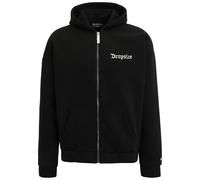 Sweatjacke DROPSIZE "Dropsize Herren Super Heavy Oversize Blank Zip Hoodie", Herren, Gr. XS, schwarz, 70% Baumwolle, 30% Polyester, Rundhals, Sweatjacken Sweatjacke (36238764-XS) schwarz