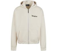 Sweatjacke DROPSIZE "Dropsize Herren Super Heavy Oversize Blank Zip Hoodie", Herren, Gr. XXL, coconutmilk, 100% Baumwolle, Rundhals, Sweatjacken Sweatjacke (67497301-XXL) coconutmilk