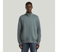 Longpullover G-STAR "Track Jacket Sweatshirt", Herren, Gr. M, axis, Obermaterial: 55% Baumwolle, 45% Polyester, Pullover Longpullover (62152958-M) axis