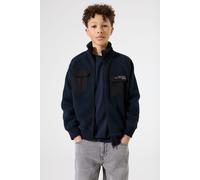 Sweatjacke GARCIA, Jungen, Gr. 152/158, ticture, Sweatware, Obermaterial: 100% Polyester, Strukturmuster, unifarben, regular fit normal, ohne Ausschnitt, Rippbündchen, Sweatjacken Sweatjacke, mit Stru
