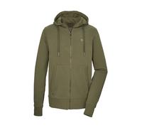 Sweatjacke "GS 55 MN SWT JCKT", Herren, Gr. L, grün (olivgrün), Obermaterial: 100% Baumwolle.Obermaterial 2: 95% Baumwolle, 5% Elasthan.Futter: 100% Baumwolle, G.I.G.A. DX BY KILLTEC, Sweatjacken Swea