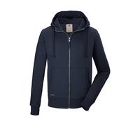 Sweatjacke "GS 8 MN SWT JCKT GOTS", Herren, Gr. 4XL, blau (navy), Obermaterial: 100% Baumwolle;Obermaterial 2: 95% Baumwolle, 5% Elasthan, G.I.G.A. DX BY KILLTEC, Sweatjacken Sweatjacke, GOTS-zertifiz