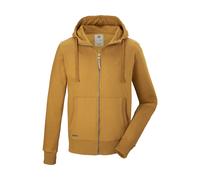 Sweatjacke "GS 8 MN SWT JCKT GOTS", Herren, Gr. S, gelb (curry), Obermaterial: 100% Baumwolle;Obermaterial 2: 95% Baumwolle, 5% Elasthan, G.I.G.A. DX BY KILLTEC, Sweatjacken Sweatjacke, GOTS-zertifizi