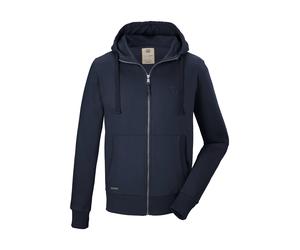 Sweatjacke "GS 8 MN SWT JCKT GOTS", Herren, Gr. XXL, blau (navy), Obermaterial: 100% Baumwolle.Obermaterial 2: 95% Baumwolle, 5% Elasthan, G.I.G.A. DX BY KILLTEC, Sweatjacken Sweatjacke, GOTS-zertifiz