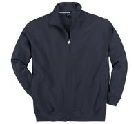 Sweatjacke Herren mit Stehkragen Dunkelblau 5XL/32/