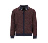 Sweatjacke in Multicolor-Melange
