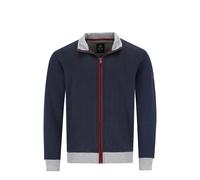 Sweatjacke in Zick-Zack-Struktur