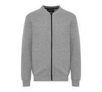 Sweatjacke INDICODE "Sweatjacke IDBronte", Herren, Gr. XXL, grau (grau mix), Obermaterial: 77% Polyester PES. 23% Baumwolle CO., casual, normal, Rundhals, Sweatjacken (57612643-XXL) grau mix