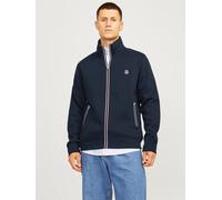 Sweatjacke JACK & JONES "JPRBLURONALDO SWEAT ZIP CARDIGAN SMU LN", Herren, Gr. M, navy blazer, Sweatjacken Sweatjacke, Baumwollmischung, regular fit (93098348-M) navy blazer