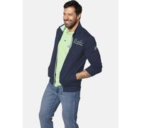 Jan Vanderstorm Comfort Fit Sweatjacke dunkelblau, Bedruckt