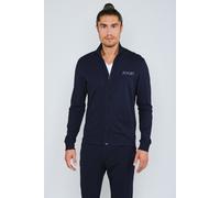 Sweatshirt JOOP "Sweatjacke Comfort 1er Pack", Herren, Gr. L, blau, Obermaterial: 96% Baumwolle CO. 4% Elasthan EL., Sweatshirts (63352115-L) blau
