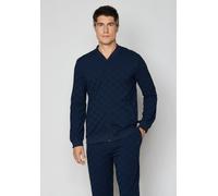 Sweatjacke JOOP, Herren, Gr. XXL, blau, Jersey, Obermaterial: 100% Baumwolle, bequem hüftbedeckend, ohne Ausschnitt, Sweatjacken Sweatjacke (59199710-XXL) blau