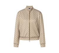 Sweatjacke JOOP "Taliko", Damen, Gr. 38, beige (open braun), Web, Obermaterial: 71% Polyester, 24% Baumwolle, 5% Elasthan, Bündchen, Sweatjacken Sweatjacke (60400816-38) open braun