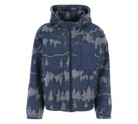 Kapuzenpullover JUST RHYSE "Just Rhyse Just Rhyse Snow Zip Hoody", Herren, Gr. XL, navy, 100% Polyester, mehrfarbig, relaxed fit, ohne Ausschnitt, Pullover Kapuzenpullover (42194415-XL) navy