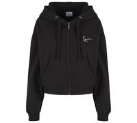 Karl Kani Damen KW-ZH021-001-01 Small Signature Essential Crop Zip Black, XL