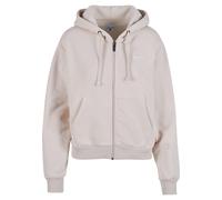 Sweatjacke KARL KANI "Karl Kani Damen KK Chest Signature Essential Zip Hoodie", Damen, Gr. XL, cream, 80% Baumwolle, 20% Polyester, unifarben, Sweatjacken Sweatjacke (30470337-XL)