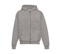 Sweatjacke KARL KANI "Karl Kani Herren", Herren, Gr. XXS, grau, 80% Baumwolle, 20% Polyester, Rundhals, Sweatjacken Sweatjacke (86698301-XXS) grau
