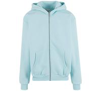 Sweatjacke KARL KANI "Karl Kani Karl Kani Small Signature Essential OS Zip Hoodie", Herren, Gr. XS, light blau, 65% Baumwolle, 35% Polyester, Sweatjacken Sweatjacke (86582648-XS)